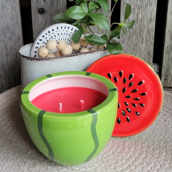 the Farmhouse Other - NWT The Farmhouse double wick WATERMELON LYCHEE candle